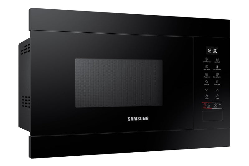 Samsung Built-In Solo Microwave Oven 850W 22L Black Quick Defrost MS22M8254AK/E3 (New / Open Box)