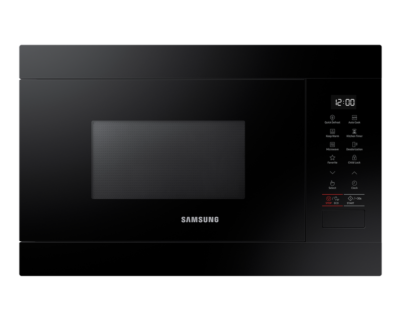Samsung Built-In Solo Microwave Oven 850W 22L Black Quick Defrost MS22M8254AK/E3 (New)