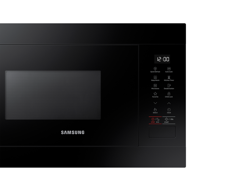 Samsung Built-In Solo Microwave Oven 850W 22L Black Quick Defrost MS22M8254AK/E3 (New)