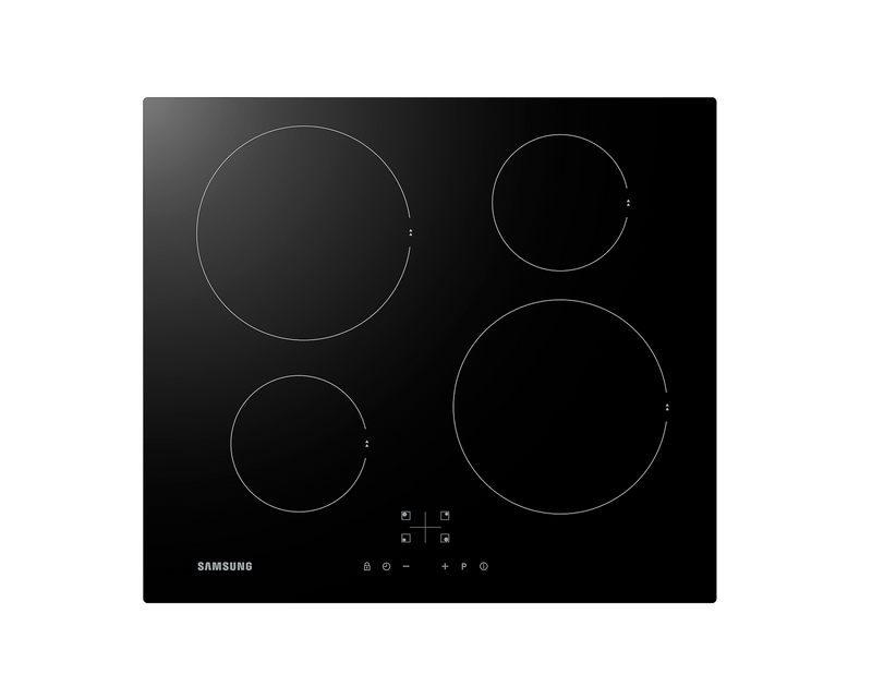 Samsung 4 Burner Electric Induction Hob Black Child Safety Lock NZ64F3NM1AB/UR (New)