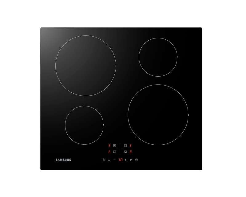 Samsung 4 Burner Electric Induction Hob Black Child Safety Lock NZ64F3NM1AB/UR (New)