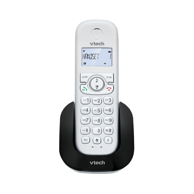 VTech Cordless Phone CS1500 Single DECT With Call Block Caller ID Handsfree (Renewed)