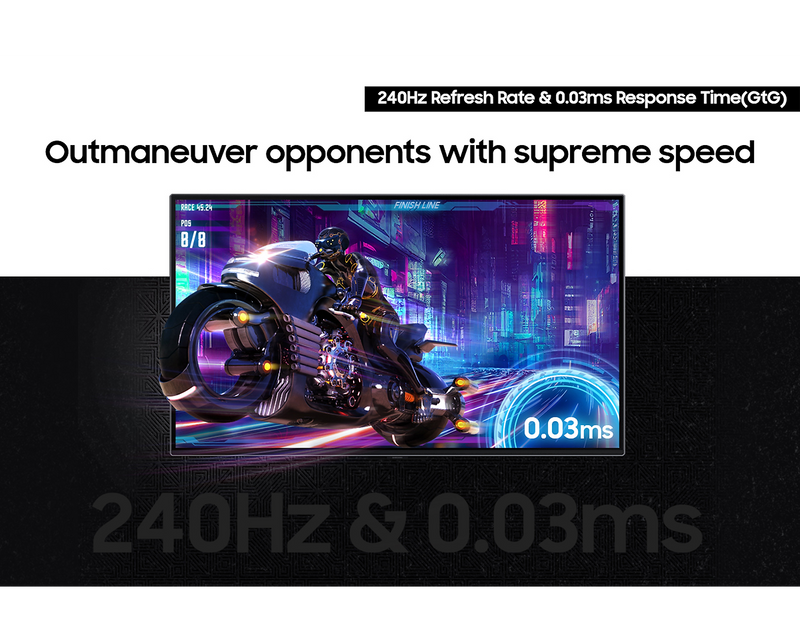 Samsung 32'' Gaming Monitor Smart Odyssey OLED G80SD UHD 240Hz LS32DG802SUXXU (Renewed)