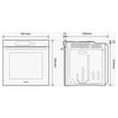Samsung 76L Oven With Dual Cook Steam & Touch Control Series 6 NV7B6675CAN/U4 (New)