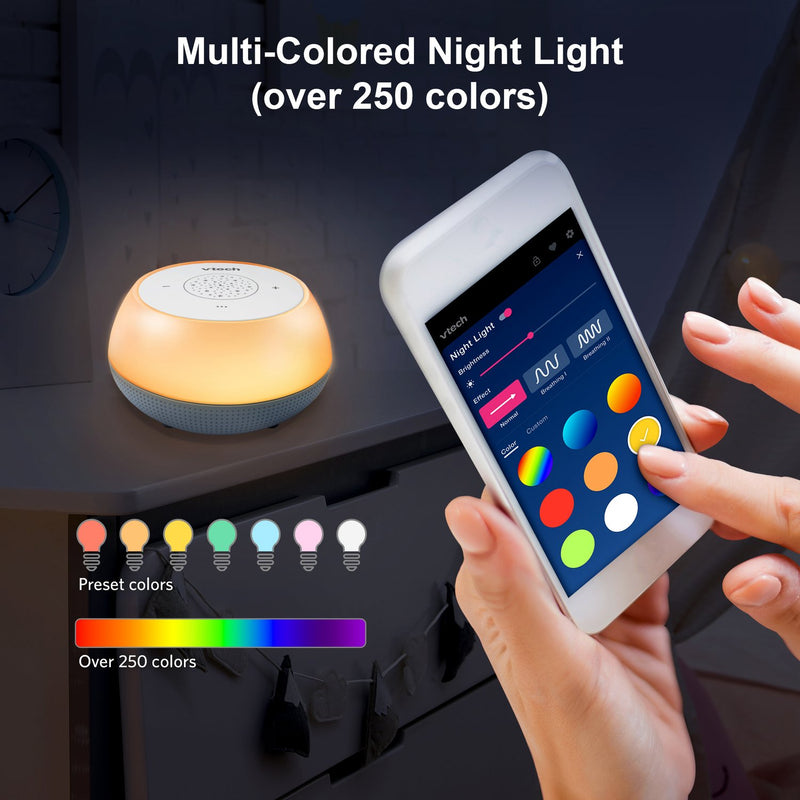 VTech BC8213 V-Hush Mini Soothing Sleep Trainer Ceiling Projector Night Light (Renewed)