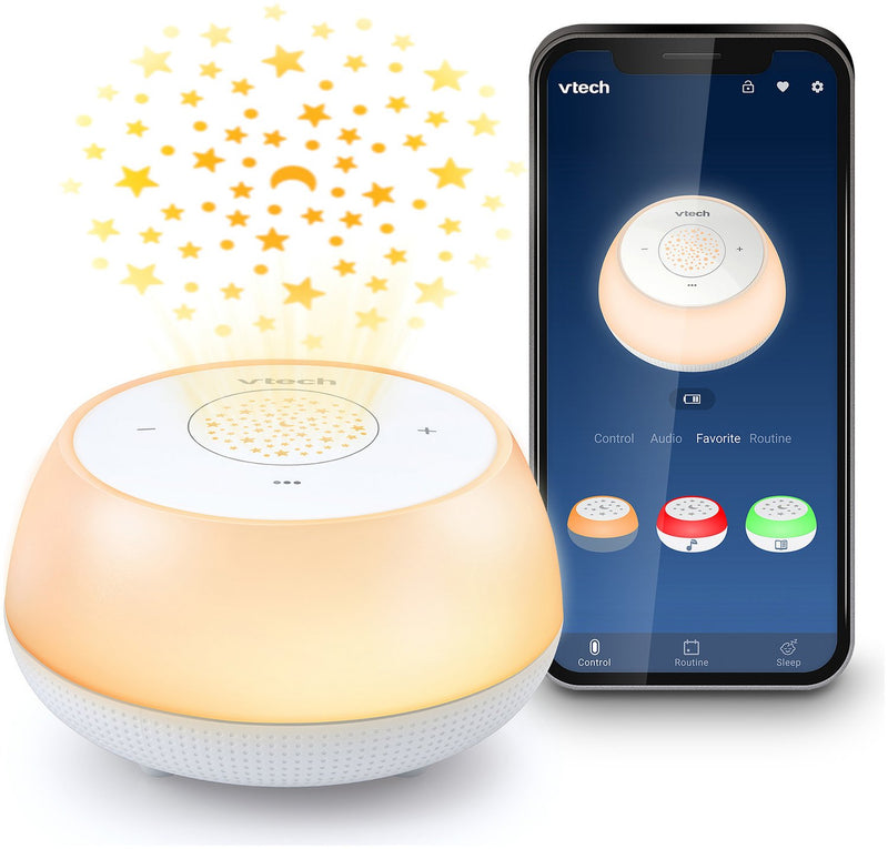 VTech BC8213 V-Hush Mini Soothing Sleep Trainer Ceiling Projector Night Light (Renewed)