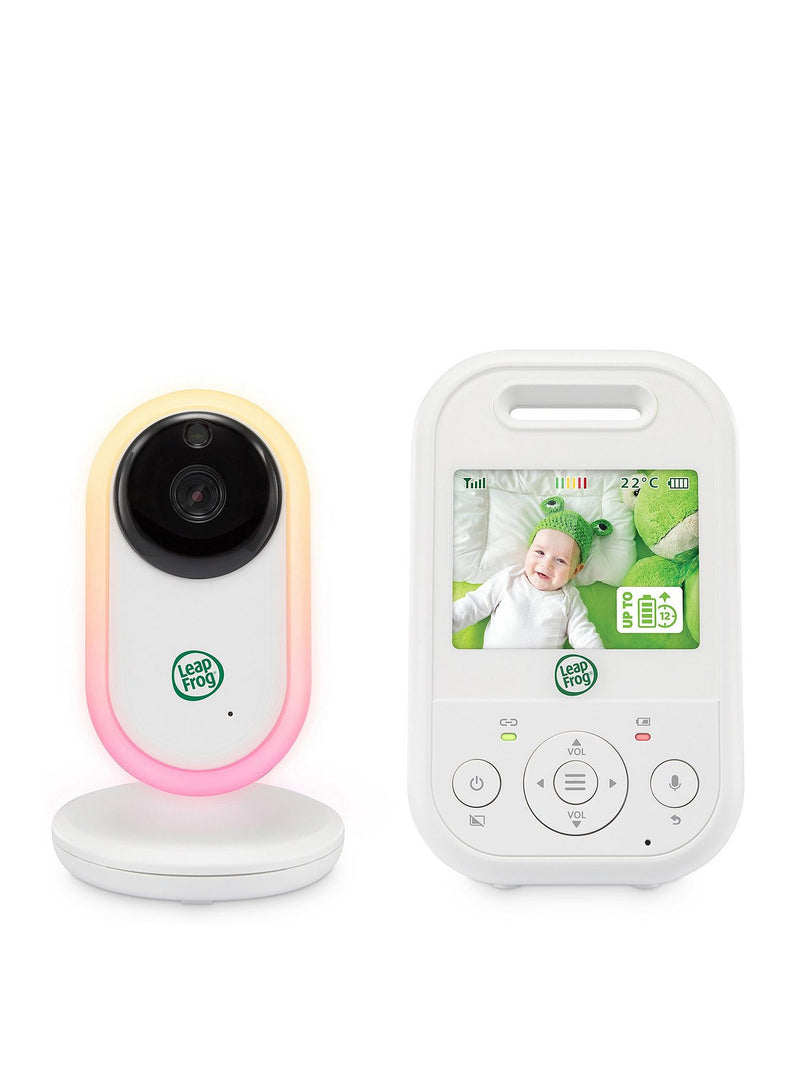 LeapFrog 2.8'' Video Baby Monitor Noise Activation Mode Intercom Soothing Sounds (Renewed)