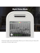 LeapFrog 2.8'' Video Baby Monitor Noise Activation Mode Intercom Soothing Sounds (Renewed)