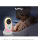 LeapFrog 2.8'' Video Baby Monitor Noise Activation Mode Intercom Soothing Sounds (Renewed)