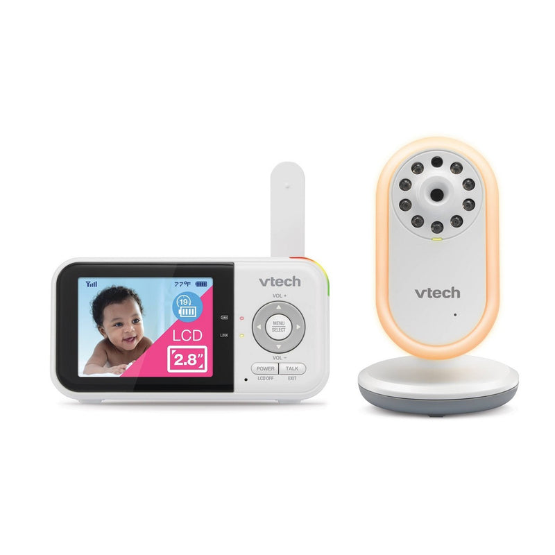 VTech 2.8'' Digital Video Baby Monitor With Digital Zoom Night Vision (Renewed)