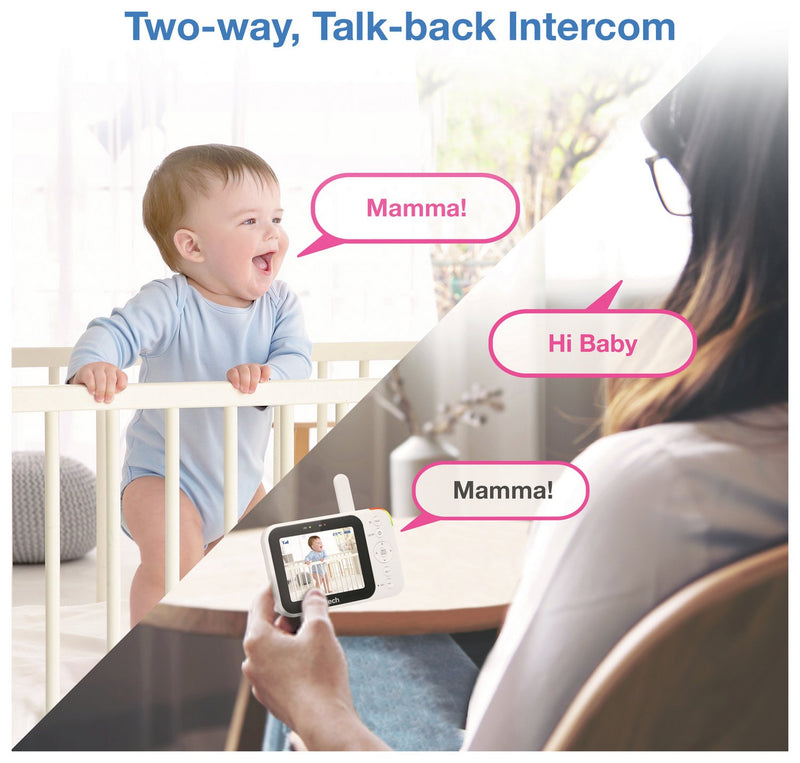 VTech 3.5'' Video Baby Monitor With Night Light Two-Way Talk-Back Lullabies (Refurbished B-Grade)