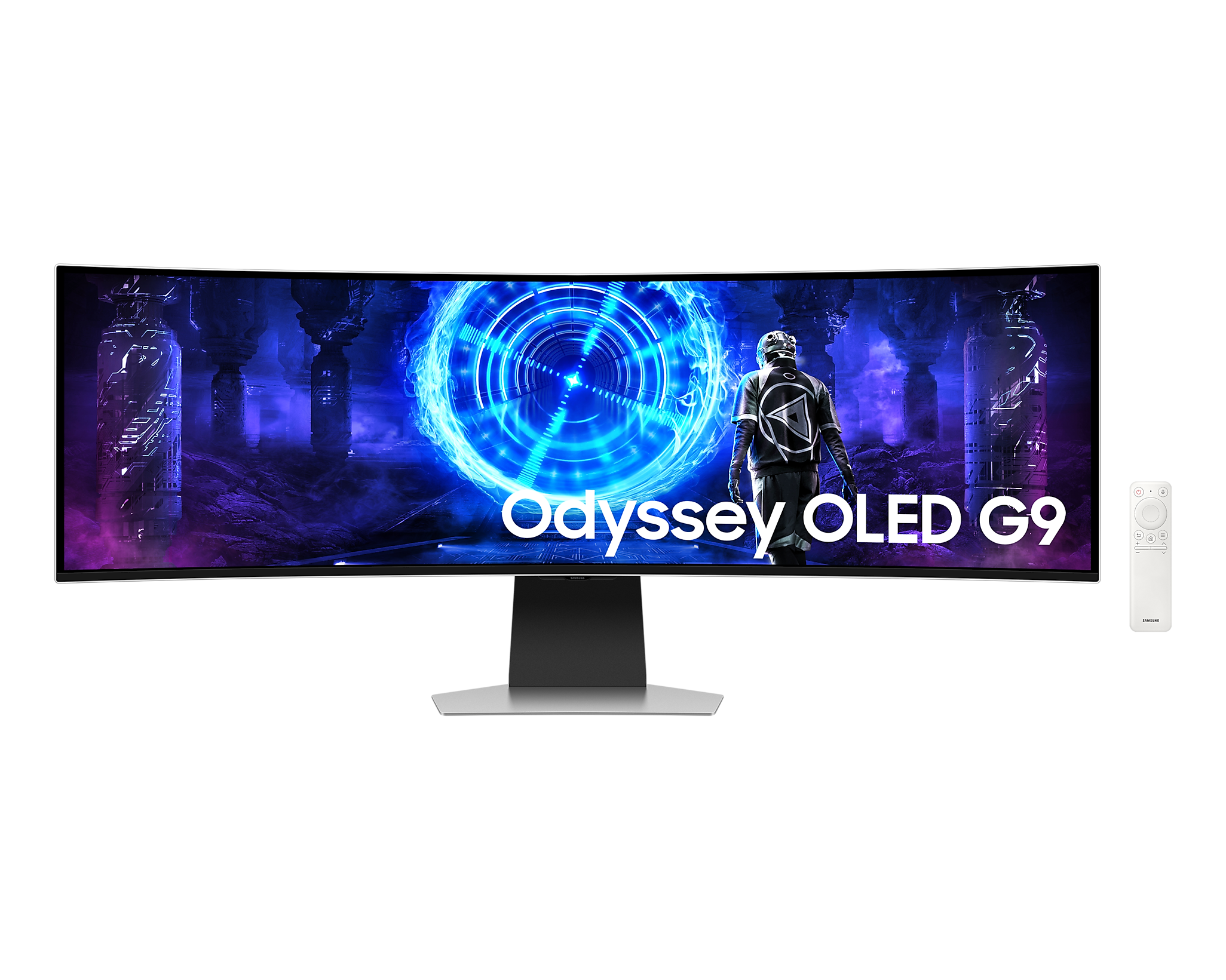 Samsung 49'' Gaming Monitor OLED Smart DQHD 240Hz 5120x1440 LS49DG954SUXXU (Renewed)