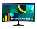 Samsung 27'' Curved Monitor FullHD 100Hz 1920x1080 HDMI VGA LS27D360GAUXXU (Renewed)