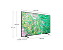 Samsung 55'' Smart TV Crystal UHD HDR TVPlus 4K Bixby & Alexa UE55DU8000KXXU (New / Open Box)