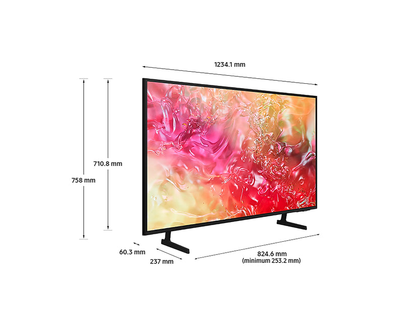 Samsung 55'' Smart TV Crystal UHD 4K HDR LED TVPlus OTS Lite UE55DU7100KXXU (New)