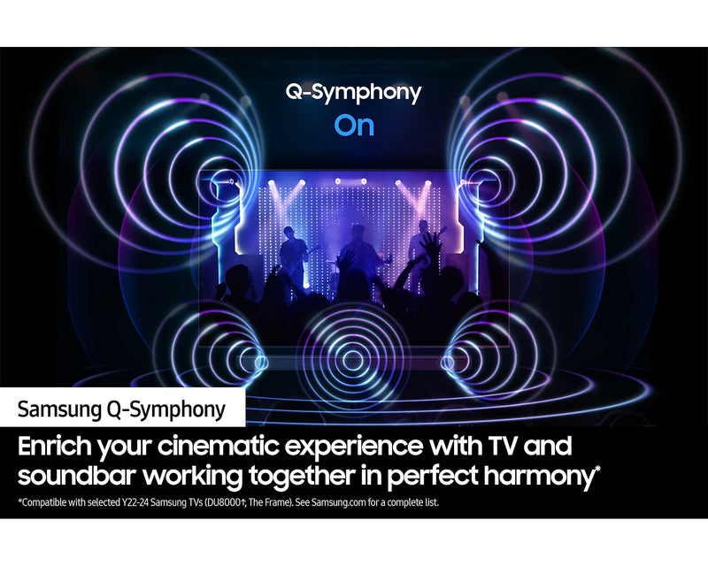 Samsung Soundbar with Subwoofer Q-Series 5.1.2 Cinematic Dolby Atmos HW-Q800D/XU (New / Open Box)