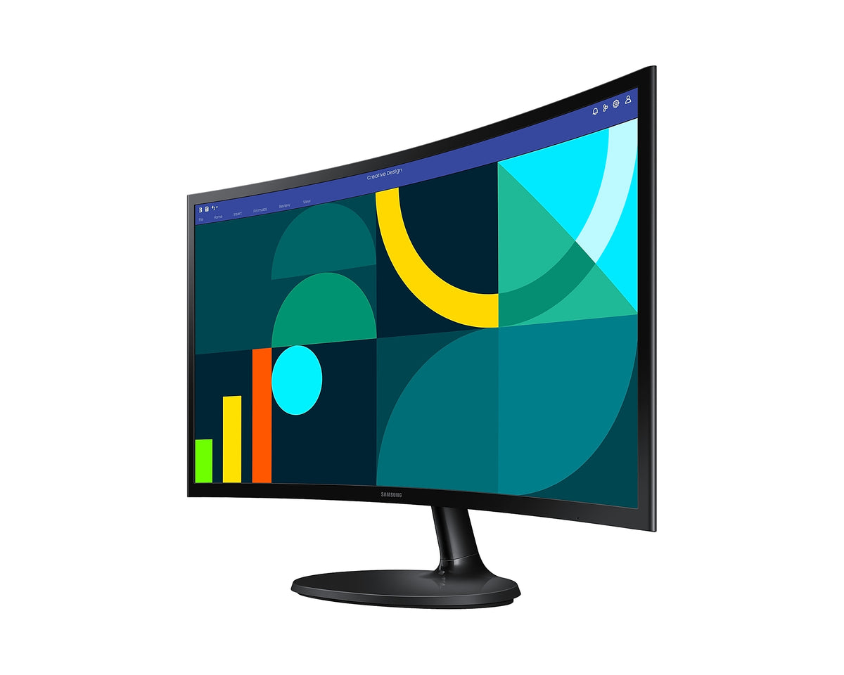 Samsung 24'' Curved Monitor FHD 100Hz 1920x1080 HDMI VGA LS24D360GAUXXU (New)