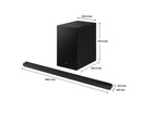 Samsung Soundbar With Subwoofer Ultra Slim 3.1Ch Lifestyle HW-S700D/XU (Renewed)