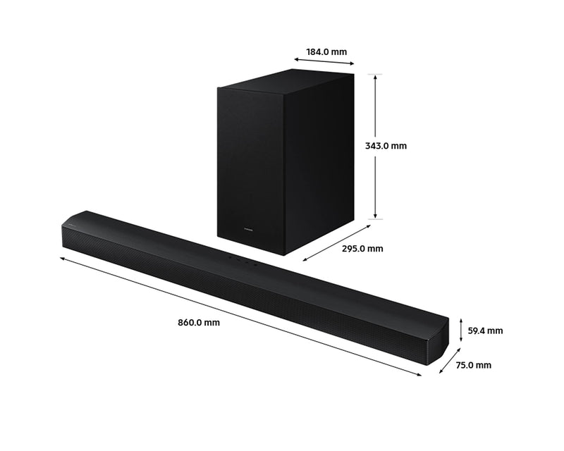 Samsung 3.1Ch Soundbar With Subwoofer B-Series Bass Boost Game Mode HW-B650D/XU (Refurbished B-Grade)