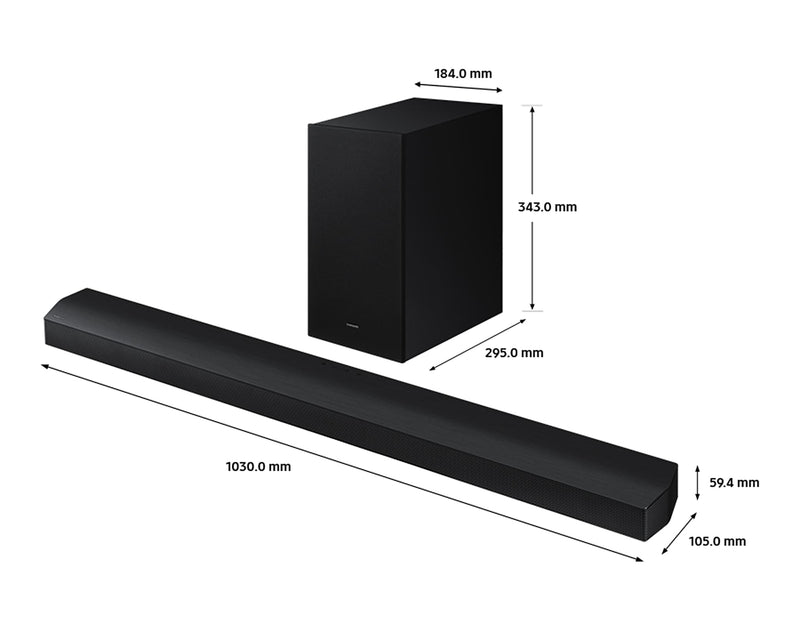 Samsung 5.1 Soundbar With Wireless Subwoofer DTS HW-B750D/XU (Cosmetic Issues) (Refurbished B-Grade)