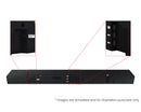Samsung Cinematic Soundbar 11.1.4 Subwoofer Rear Speakers Q-Series HW-Q990D/XU (Renewed)