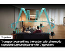 Samsung Cinematic Soundbar 9.1.4 Subwoofer & Rear Speakers Q-Series HW-Q930D/XU (Renewed)