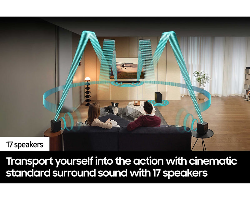 Samsung Cinematic Soundbar 9.1.4 Subwoofer & Rear Speakers Q-Series HW-Q930D/XU (Refurbished B-Grade)