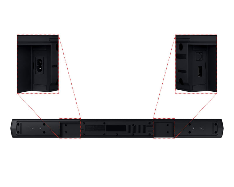 Samsung 2.1Ch Soundbar With Subwoofer Bass Boost Bluetooth C-Series HW-C430/XU (Renewed)