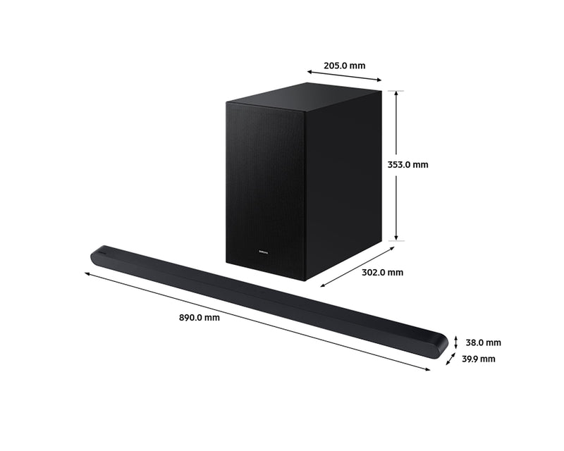 Samsung 3.1Ch Soundbar With Subwoofer Ultra Slim HW-S700D/XU (No Wall Mount) (Refurbished B-Grade)