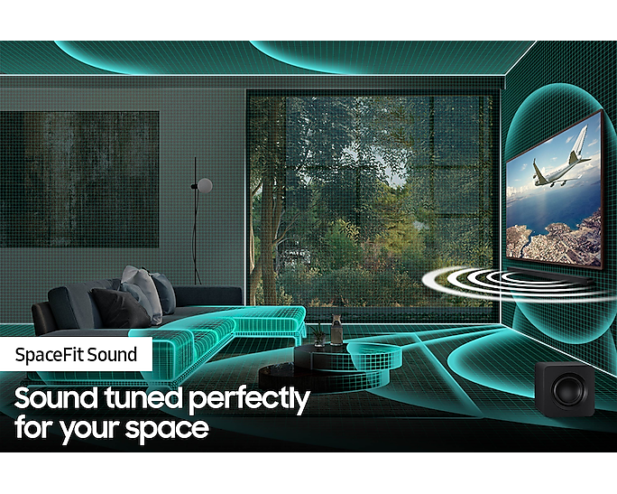 Samsung 3.1.2 Soundbar With Subwoofer Dolby Atmos HW-S800B/XU (No Wall Mount) (Refurbished B-Grade)