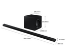 Samsung 3.1.2 Soundbar With Subwoofer Dolby Atmos HW-S800B/XU (No Wall Mount) (Refurbished B-Grade)