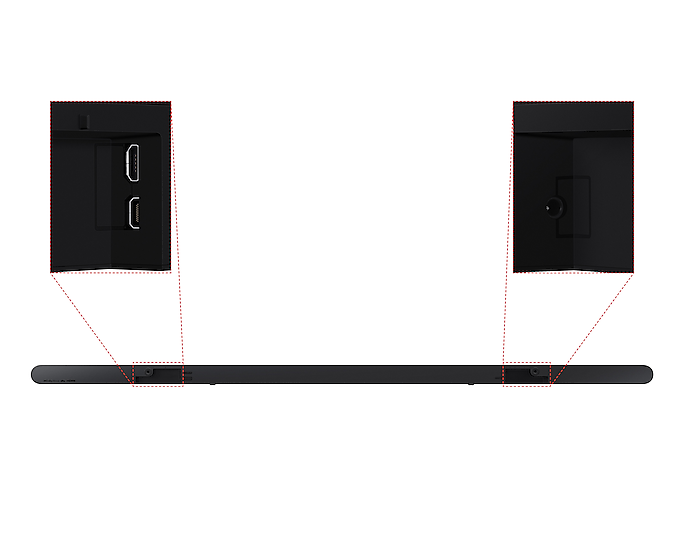 Samsung 3.1.2 Soundbar With Subwoofer Dolby Atmos HW-S800B/XU (No Wall Mount) (Refurbished B-Grade)