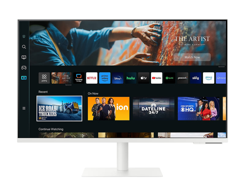 Samsung 27'' Smart Monitor M70C USB-C UHD With Speakers & Remote LS27CM703UUXXU (Renewed)