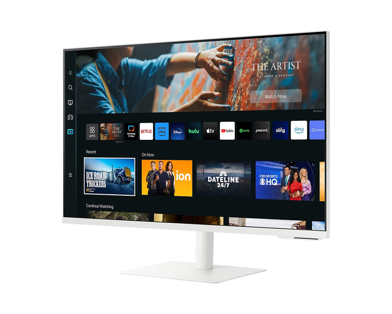 Samsung 27'' Smart Monitor M70C USB-C UHD With Speakers & Remote LS27CM703UUXXU (Renewed)