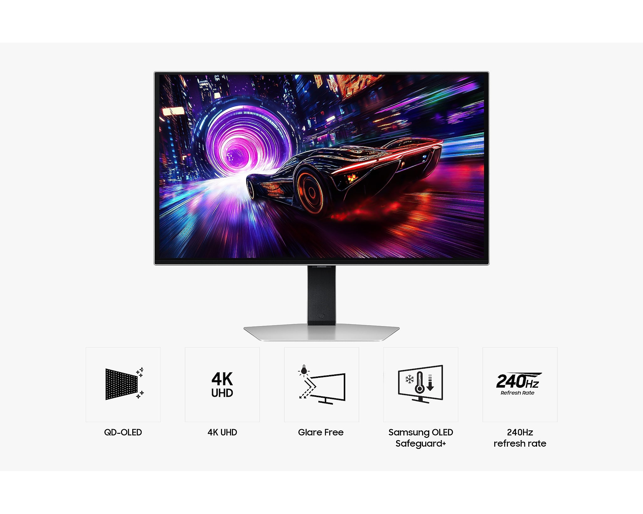 Samsung 32'' Gaming Monitor Odyssey OLED 0.03ms 240Hz 3840x2160 LS32FG810SUXXU (Renewed)