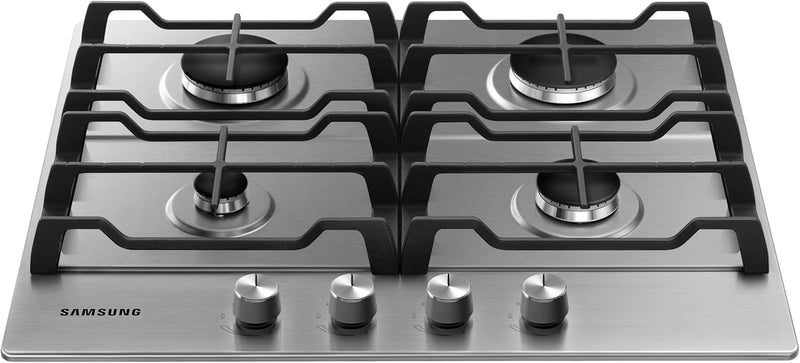 Samsung 4 Burner Gas Hob With Cast Iron Grates Stainless Steel NA64D3010AS/U1 (New)