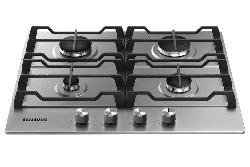 Samsung 4 Burner Gas Hob With Cast Iron Grates Stainless Steel NA64D3010AS/U1 (New)