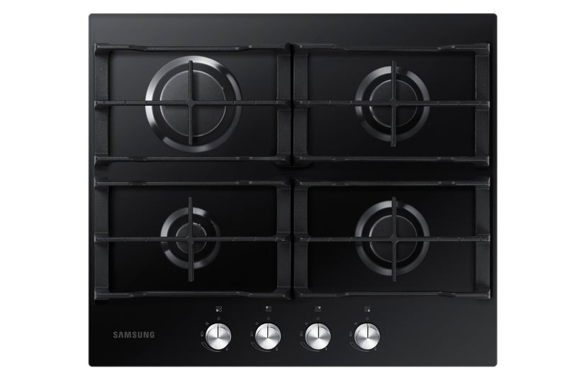 Samsung 60cm Gas Hob With Cast Iron Supports Ceramic Glass NA64D3000AK/U1 (New)