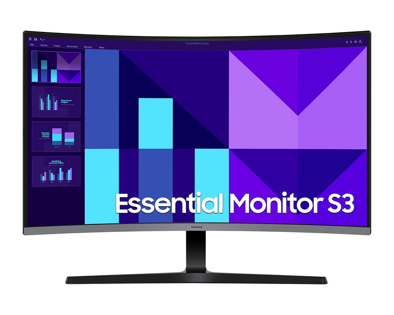 Samsung 32'' Curved Monitor With Speakers FHD 1920x1080 1800R LS32D396GAUXXU (Renewed)