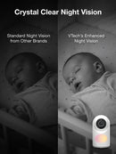 VTech VM5467 Video Baby Monitor 5'' Pan & Tilt With Night Light Lullabies (Renewed)