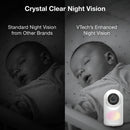 VTech VM7367 Video Baby Monitor 7'' High-Definition Pan & Tilt Night Light (Renewed)