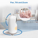 VTech VM7467 Video Baby Monitor With 7'' Screen Pan Tilt Zoom Night Light (Renewed)