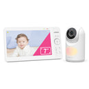 VTech VM7467 Video Baby Monitor With 7'' Screen Pan Tilt Zoom Night Light (Renewed)