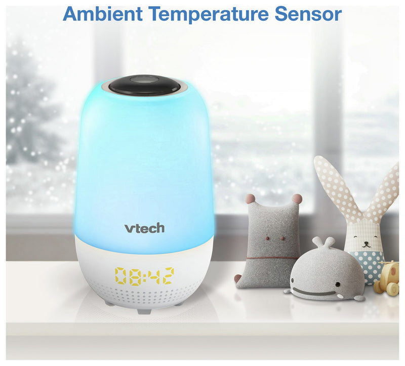 VTech V-hush Lite Sleep Trainer Soother Speaker Night Light Bluetooth Speaker (Renewed)