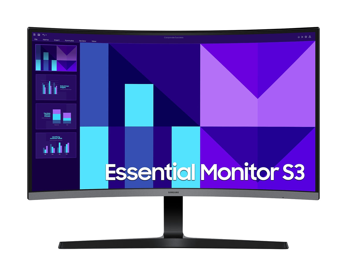 Samsung 27'' Curved Monitor S39GD Full HD With Speakers LS27D396GAUXXU (Renewed)