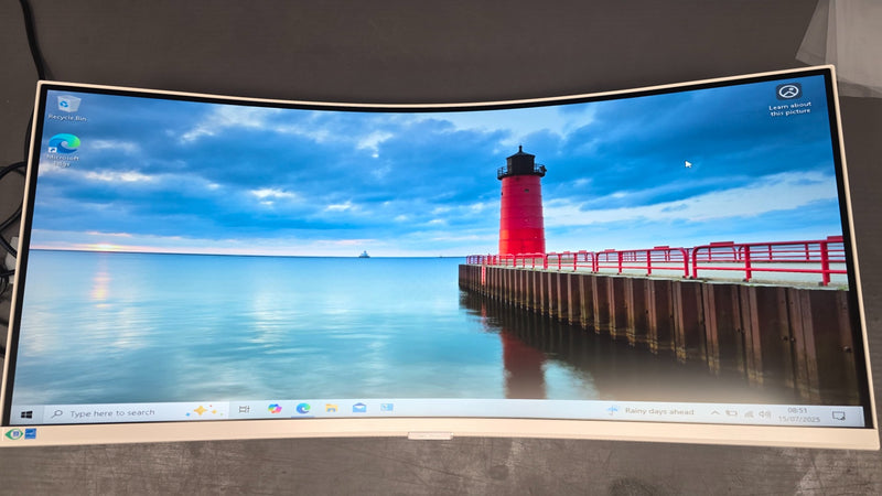 Samsung 34'' Curved Monitor 3440x1440 LS34C650TAUXXU (Has Damage To Casing) (Refurbished B-Grade)