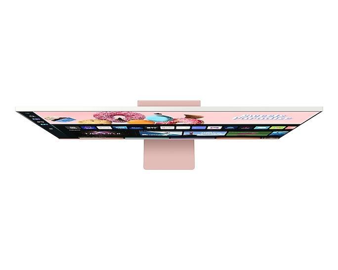 Samsung 32'' Smart Monitor M80B UHD Speakers & Remote Pink LS32BM80PUUXXU (Refurbished B-Grade)