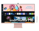 Samsung 32'' Smart Monitor M80B UHD Speakers & Remote Pink LS32BM80PUUXXU (Refurbished B-Grade)