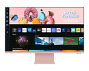 Samsung 32'' Smart Monitor M80B UHD Speakers & Remote Pink LS32BM80PUUXXU (Refurbished B-Grade)