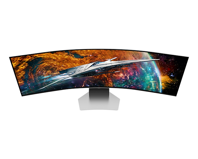 Samsung 49'' Gaming Monitor Smart Curved OLED LS49CG954SUXXU (No Wall Mount) (Refurbished B-Grade)
